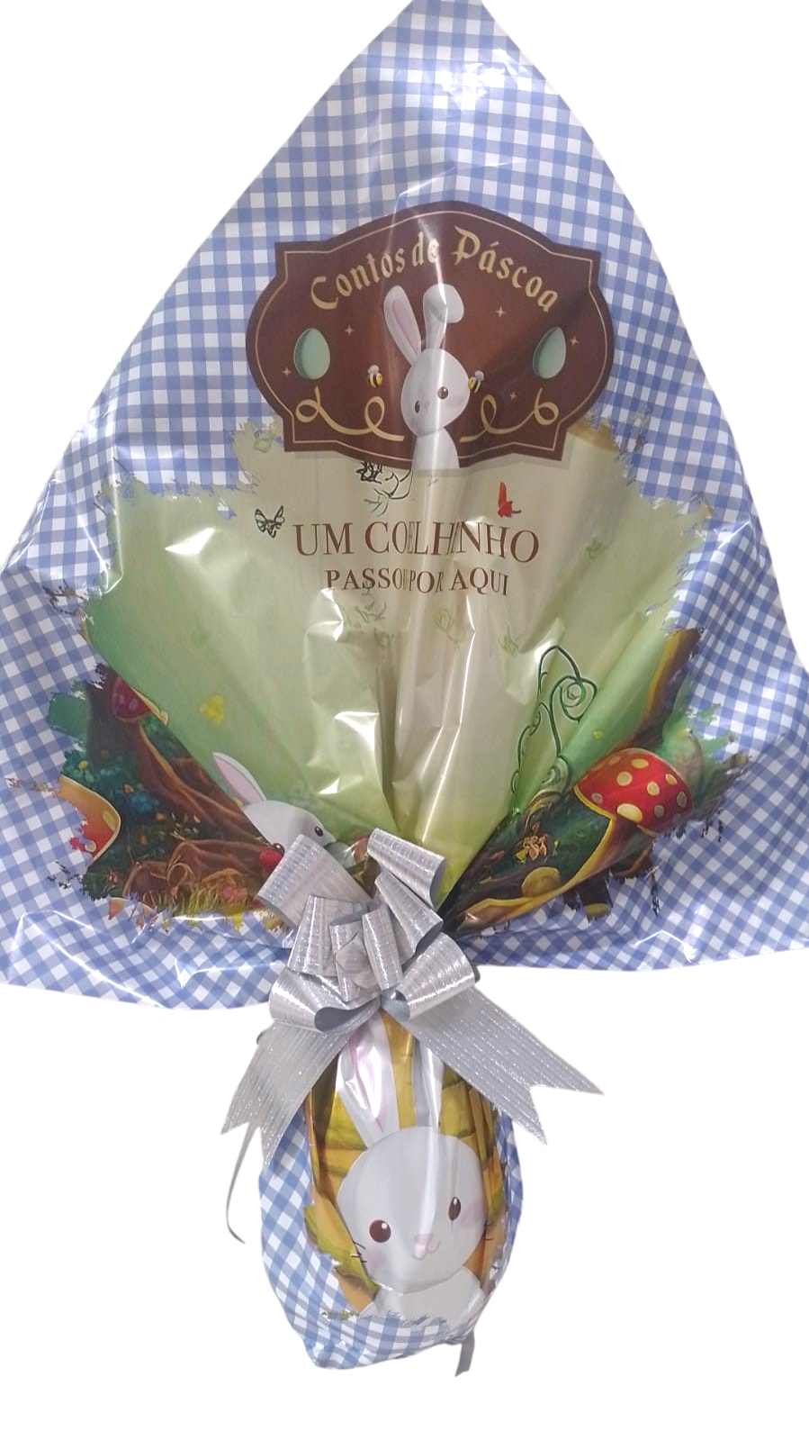 SACO OVO PASCOA 44X44CM
